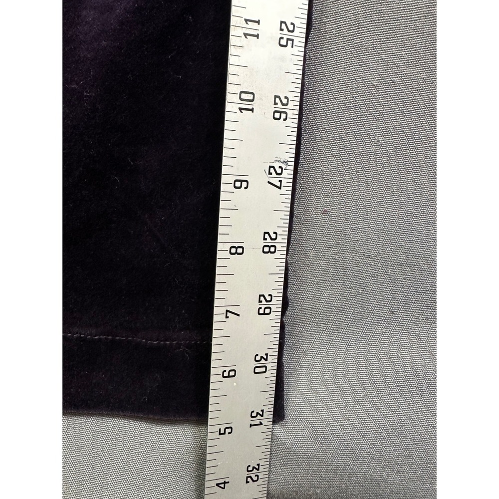 Eddie Bauer Purple Corduroy Pants Women Wide Leg Velvet Texture Trousers size 10 - Picture 8 of 16